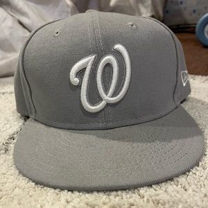 New Era Washington National Gray Cap 59fifty